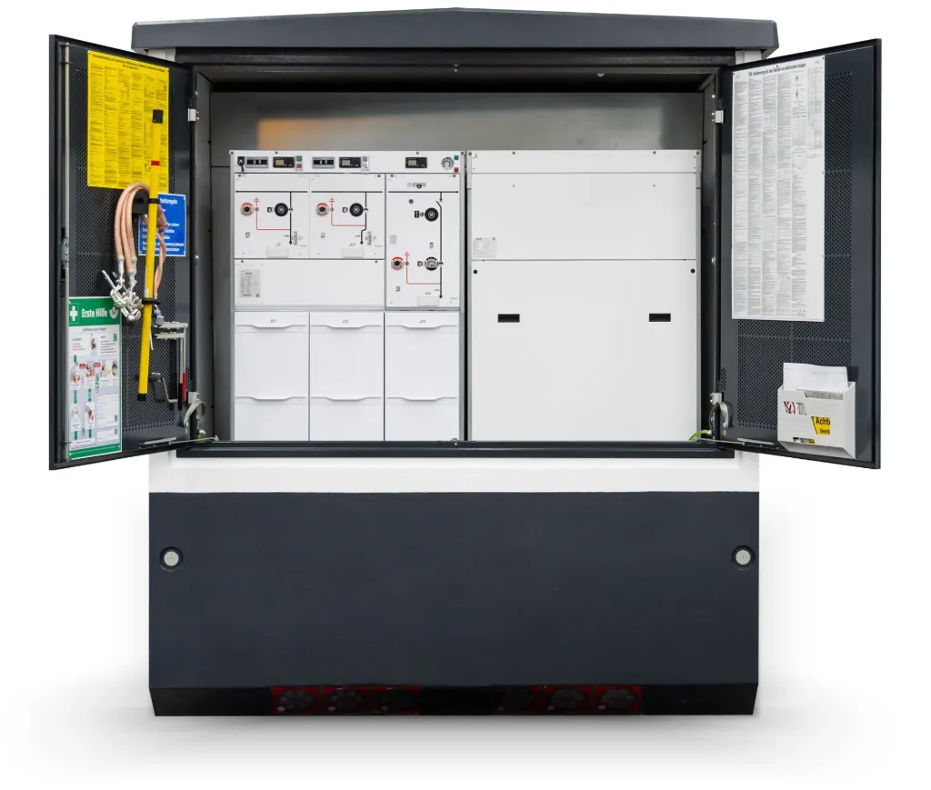 Kompaktstation: Übergabeschutz - Transformatorstation: 2500kVA